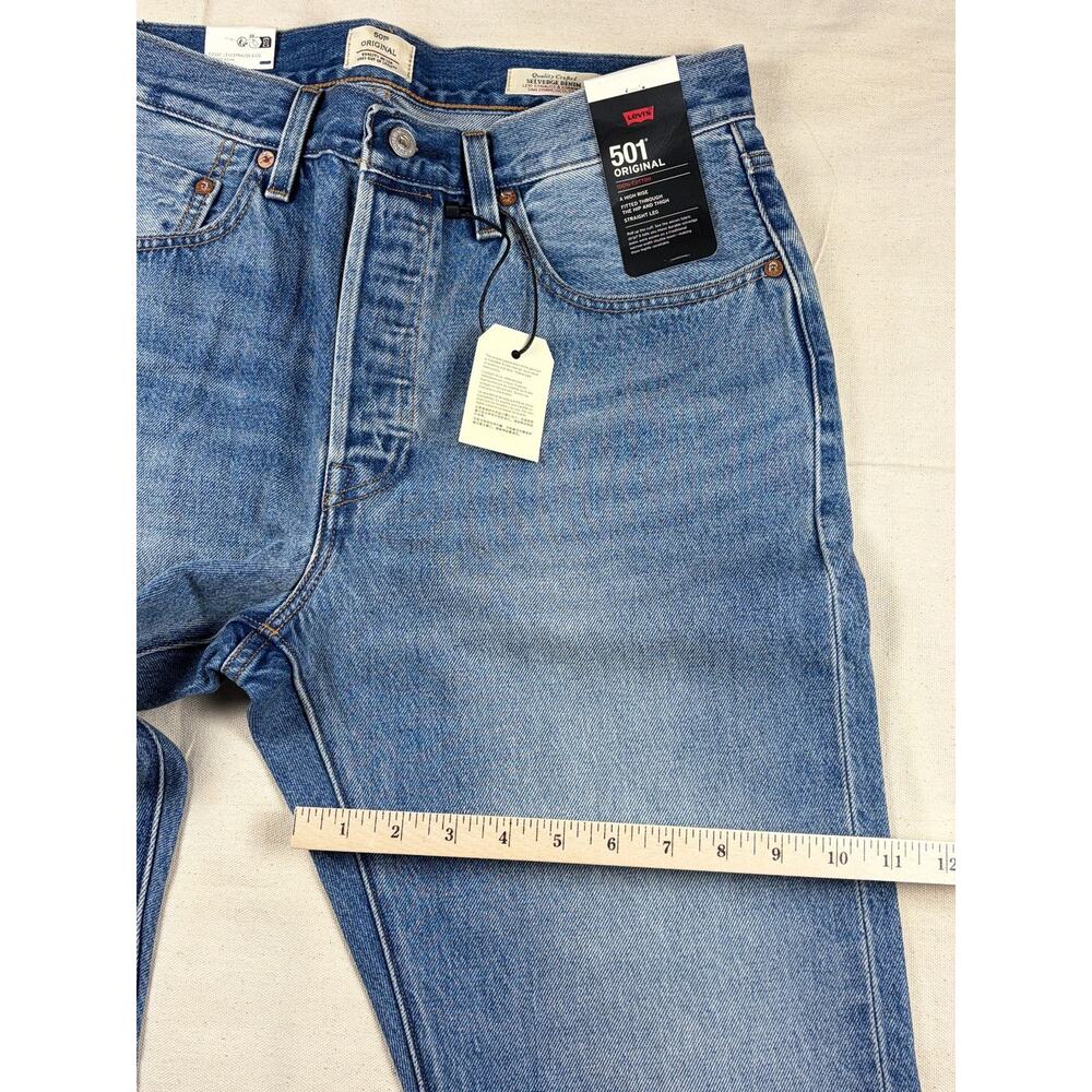 Levi’s Big E 501 Selvedge Jeans Women’s 31x30 High Rise Straight NWT - Picture 12 of 13